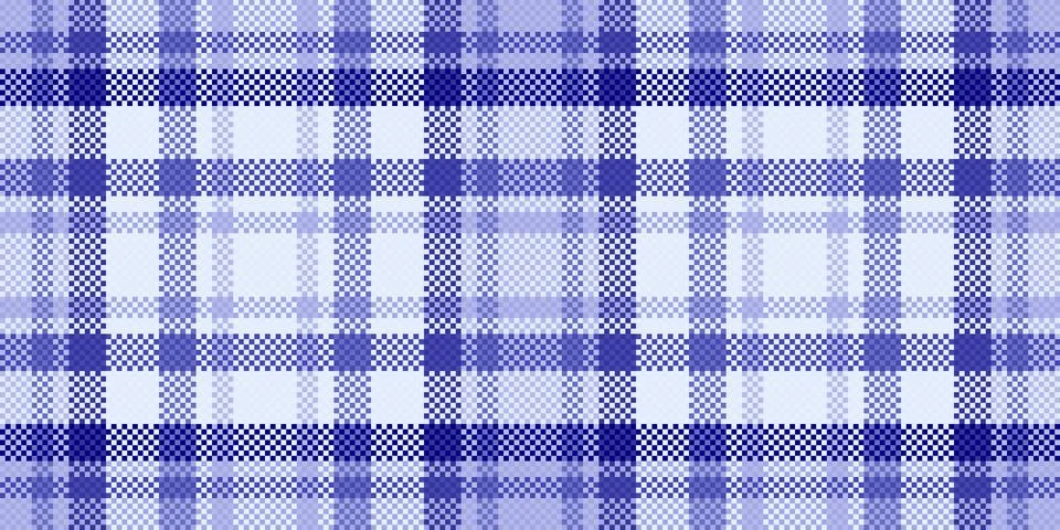 Elegant blue plaid pattern.  Subtle textured design perfect for backgrounds,  Stock Illustration