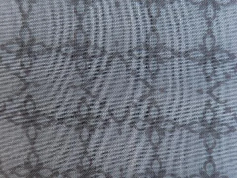 Elegant Blue Textile Pattern with Intricate Geometric Floral Design 스톡 사진