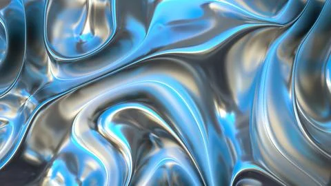 Elegant Blue Undulating Surface Abstract background 스톡 일러스트