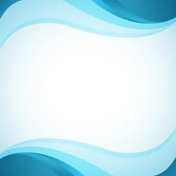 Elegant Blue Wave Vector Background for Creative Designs Stock Illustration