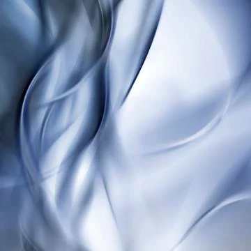 Elegant blue waves abstract background Stock Illustration
