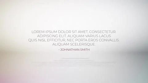 Elegant Blurred Captions After Effects stock