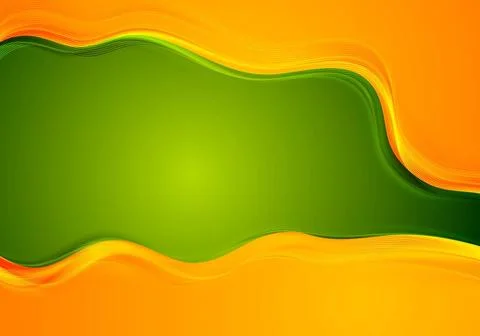 Elegant bright wavy background. Vector design eps 10 Elegant bright wavy b... 写真素材