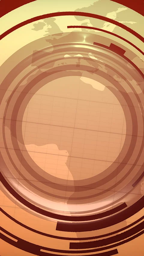 Elegant Broadcast Display, Classic Style Broadcast Interface With Warm Stock Footage 324881285
