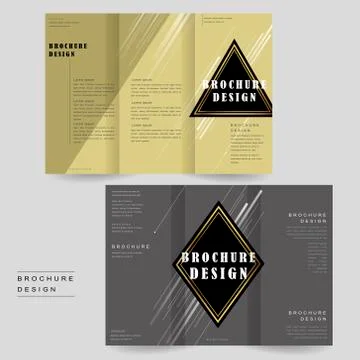 Elegant brochure template Stock Illustration
