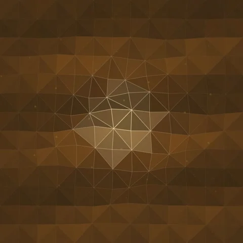 Elegant brown abstract low poly geometric background pattern texture design Stock Footage 345689806