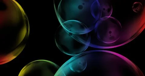 Elegant Bubbles 스톡 일러스트