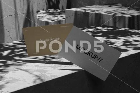 Elegant Business Card Mockup PSD Template