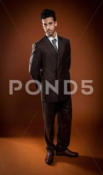 Elegant businessman Stock Photos