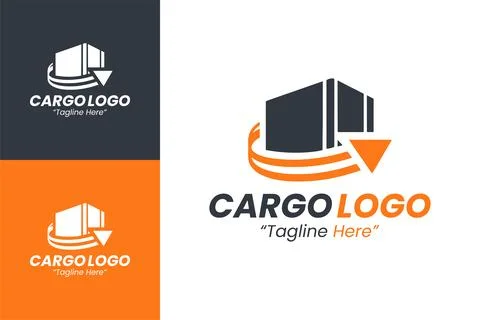 Elegant Cargo Logo Stock Illustration