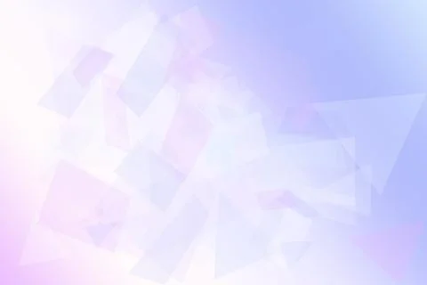 An elegant cascade of translucent polygon triangles moves over a lavender a.. Stock Illustration