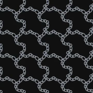 Elegant chain pattern design in seamless textile print for versatile wrappi.. Illustrazione stock