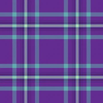 Elegant checkered pattern in violet and light blue. Classic textile design. P Stock Illustration