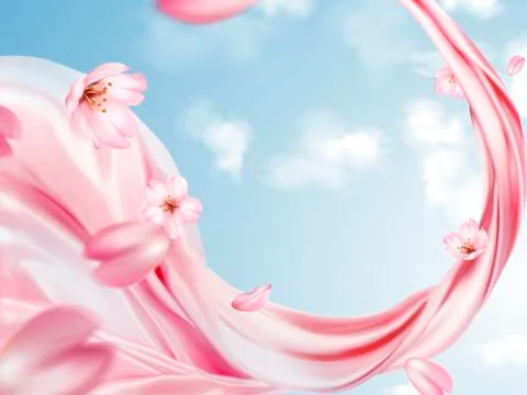 Elegant chiffon background Illustrazione stock