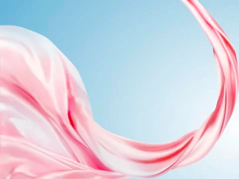 Elegant chiffon design elements Stockillustratie