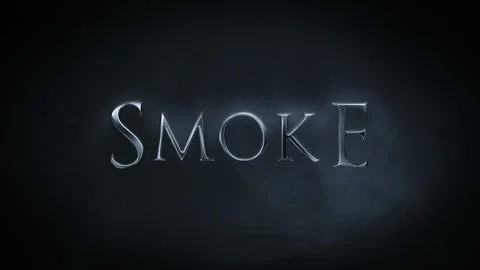 Elegant Cinematic Smoke Logo Reveal Stock After Effects