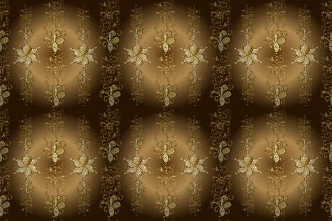 Elegant classic pattern. Seamless abstract background with repeating elements. B Illustrazione stock