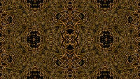 Elegant Classy Luxurious Complex Symmetric Pattern Loop Stock Footage 170878413