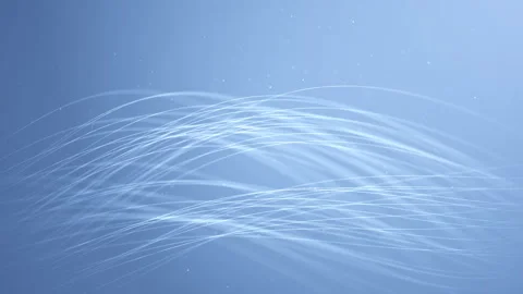 Elegant Clean Light Lines Wave Background Stock Footage 338443780