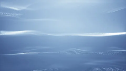 Elegant Clean Wave Dot Lines Abstract Background Stock Footage 338443778