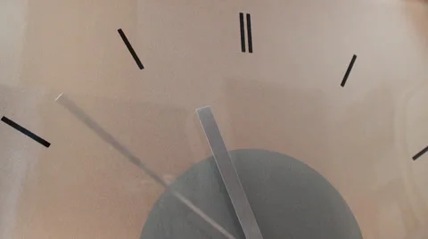 Elegant Clock Face Close Up Full HD Stock Footage Stock Footage 35226655