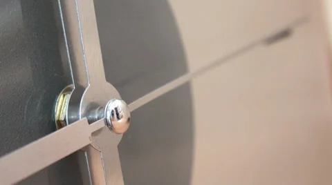 Elegant Clock Face Close Up Full HD Stock Footage Stock Footage 35226678