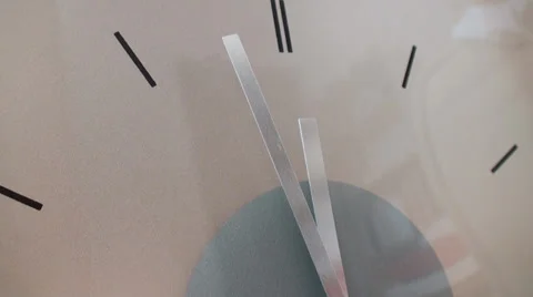 Elegant Clock Face Close Up Full HD Stock Footage Stock Footage 35226705