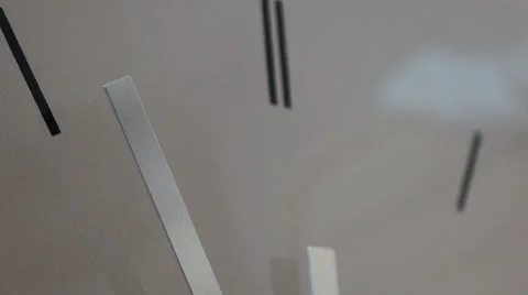 Elegant Clock Face Close Up Full HD Stock Footage Stock Footage 35226746