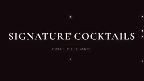 Elegant cocktail presentation and mixing concepts on dark background Stock Footage 337501005
