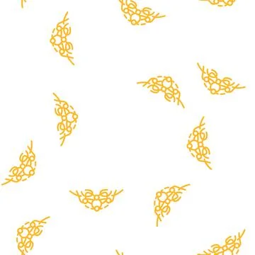 Elegant corner vector seamless pattern flat Stockillustratie