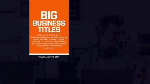 Elegant Corporate Intro &amp; Titles After Effects素材