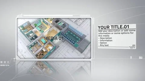 Elegant Corporate Presentation After Effects stock