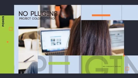 Elegant Corporate Presentation After Effects stock