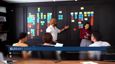 Elegant Corporate Presentation for After Effects 스톡 After Effects