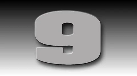 Elegant countdown Stock Footage 10758867