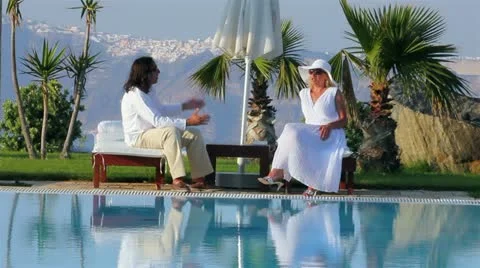 Elegant couple Stock Footage 24634171