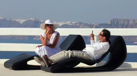 Elegant couple Stock Footage 24634243