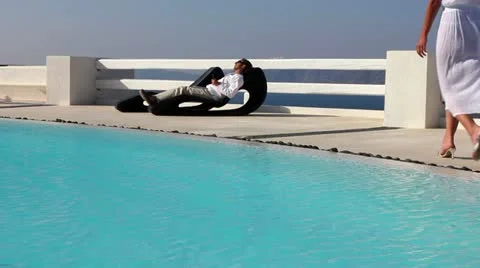 Elegant couple Stock Footage 24634253