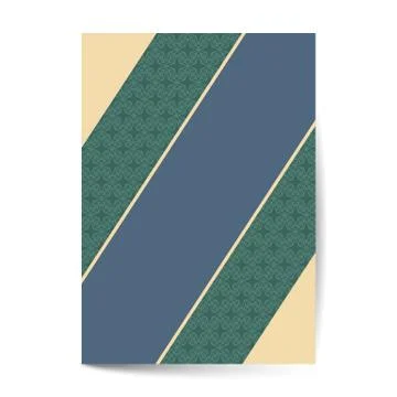 Elegant cover page with pattern Background for Banner, Cover, Invitation temp Stock Illustration