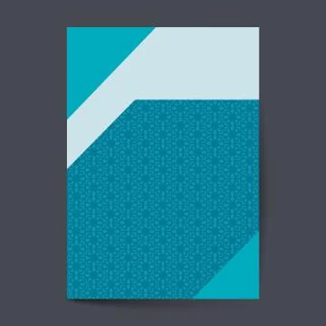 Elegant cover page with pattern Background for Banner, Cover, Invitation temp Stock Illustration