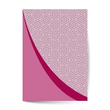 Elegant cover page with pattern Background for Banner, Cover, Invitation temp Stock Illustration