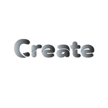 Elegant Create design logo Stock Illustration