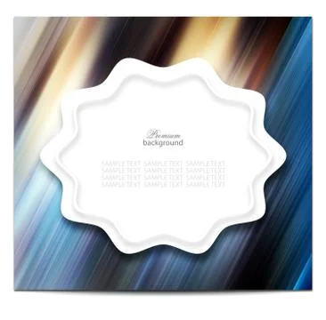 Elegant creative template Illustrazione stock