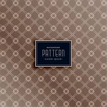 Elegant cross lines abstract pattern Stock Illustration