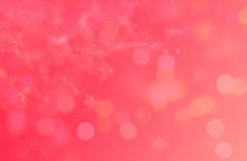 Elegant Cute Pink Gradient Background With Bokeh &amp; Particles. Stock Illustration