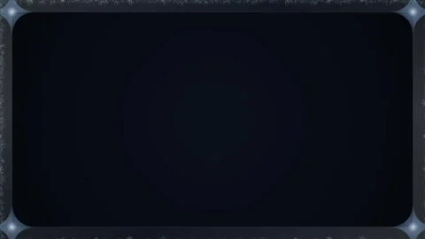 Elegant dark abstract empty background with subtle metallic border for cine.. Stock Footage 346002947