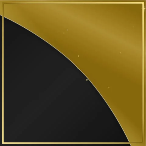 Elegant Dark Gradient Background with Golden Frame and Subtle Sparkles Stock Footage 346283067
