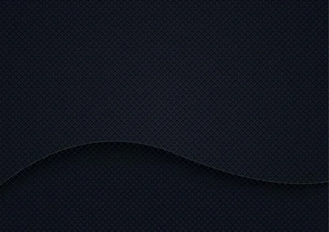 Elegant Dark Grid Background with Wave Effect Stock Illustration