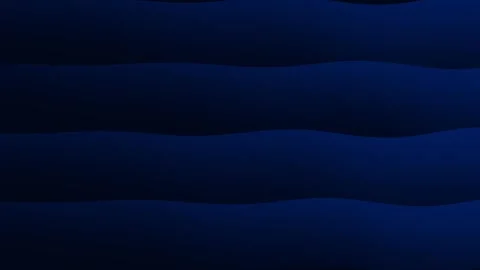 Elegant Dark Navy Blue Abstract Background with Subtle Horizontal Waves. Stock Footage 345716519