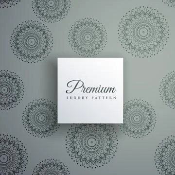 Elegant decorative ethnic pattern vector background Stockillustratie